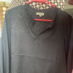 BLACK LONG SLEEVE BLOUSE